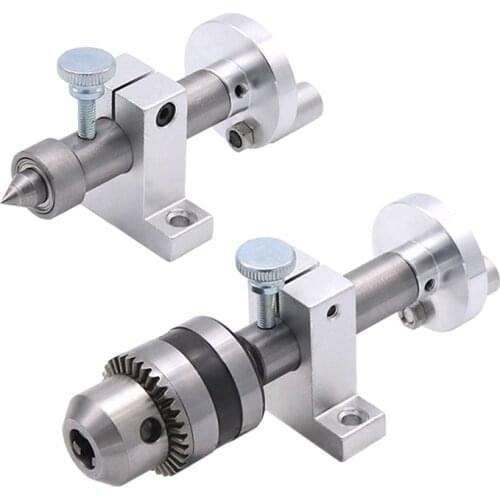 Miniature bead machine woodworking lathe small manual chuck retractable tail top seat swivel movable top round tip plum thimble