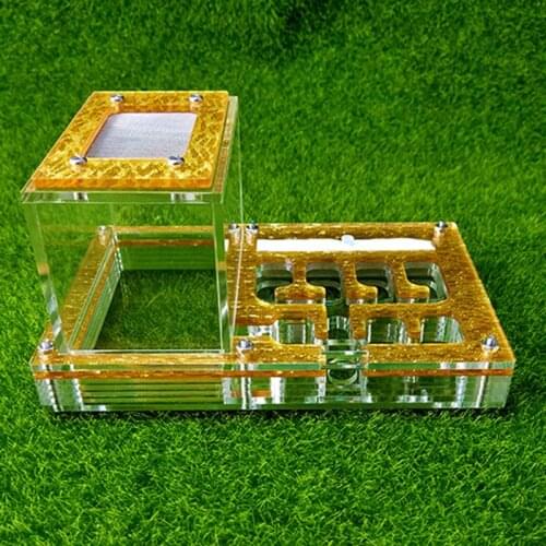 Golden Plane Ant Farm Acrylic Integrated Nest With Feeding Box Moisturizing Ant Breeding Nest Premium Ant Nest
