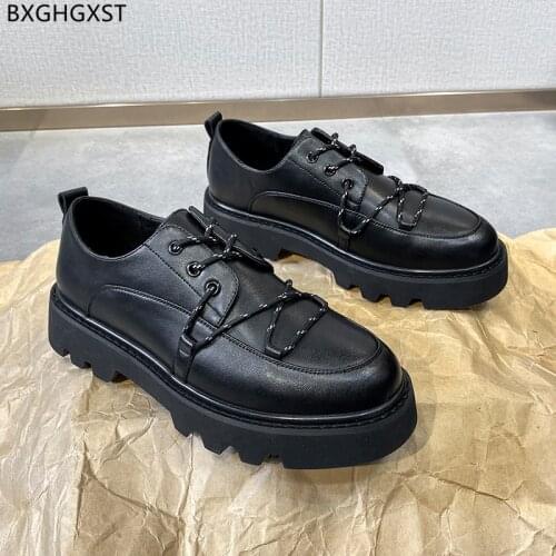 Black Leather Shoes Men Classic Designer Men Shoes Luxury Brand High Quality Oxford Mens Casual Shoes Hot Sale Zapatillas Hombre