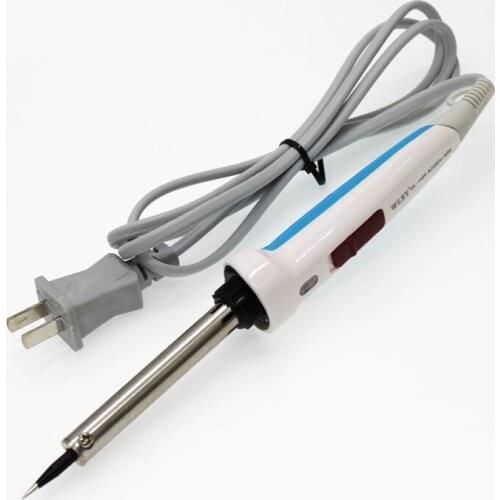 1 pcs) 30W 40W 60W Electric Soldering Iron 220V External Thermal Welding Solder Iron Straight Tip DIY Tool w/ Indicator Lamp