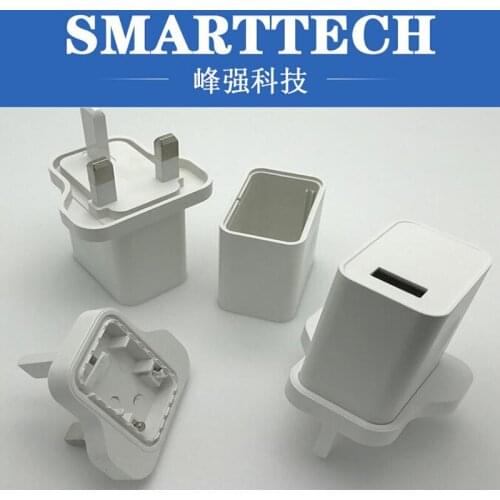 Plastic socket shell and cover injection moulding