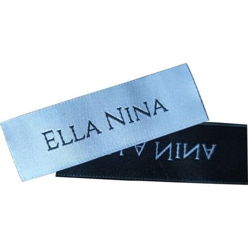 Custom Fabric Brand Names Clothing Labels Customized Garment Tags Jeans Patchwork Acessorios Logo Woven Label For School Shoes