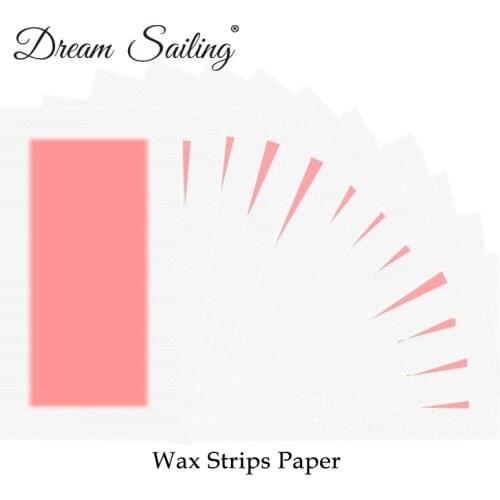 Pink Wax Strips Paper Double Sides 24pcs 12 Sheets Hair Removal Summer Cold For Leg Arm Armpit Chest Body Face Wax Hairy Women