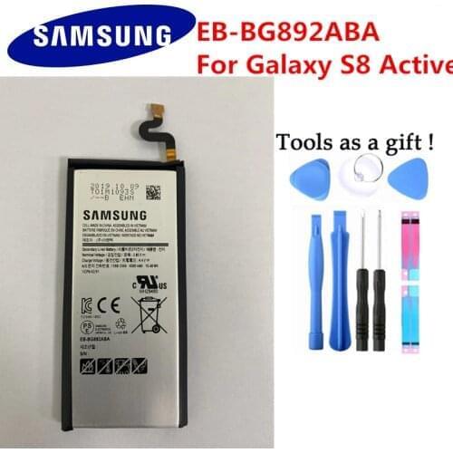 Original Replacement Samsung Battery EB-BG892ABA For Samsung Galaxy S8 Active Genuine Phone Battery 4000mAh
