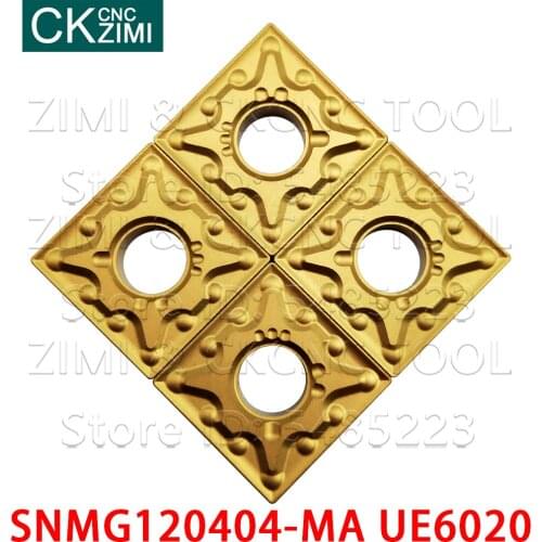 SNMG120404-MA UE6020 SNMG431-MA UE6020 Carbide Insert External Turning Tool Lathe Cutter Tools SNMG 120404 for MSDNN Tool Holder