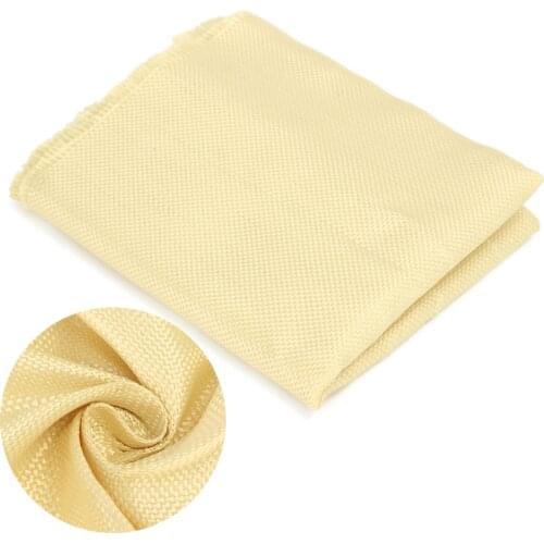 New 200gsm Woven Kevlar Fabric1100 Dtex Durable Plain Color Yellow Aramid Fiber Cloth Mayitr DIY Sewing Crafts 100cm*30cm