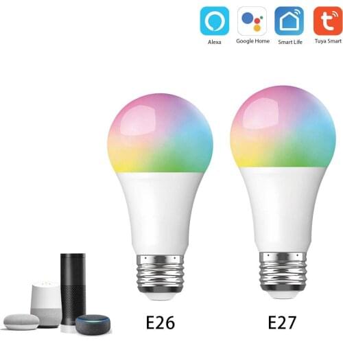 Tuya Smart Home Google/Alexa Voice Control Light WiFi Smart Bulb Timing/countdown Function Simple and Convenient To Use New 2021