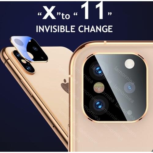 Lamorniea Rear Camera Protector Film Stick for iPhone X Xs Max Back Camera Protector For iPhone 11 pro Max Fake Camera Sticker