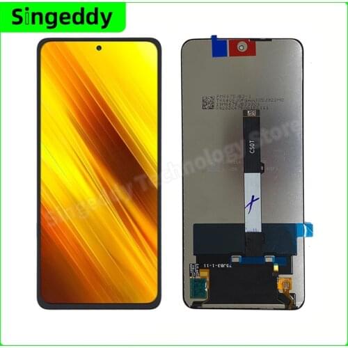 LCD Assembly For Xiaomi Poco X3 Note 9 Pro 5G MZB07Z0IN 6.67'' 2400*1080 Complete Display Touch Screen Digitizer Replacement