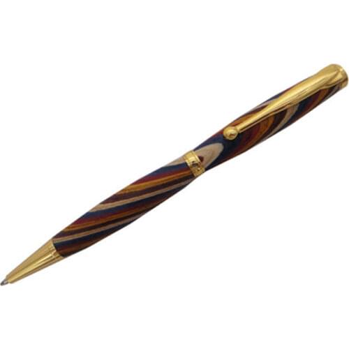 Gold fancy wooden finished pen RZ-BP3#G-CW030