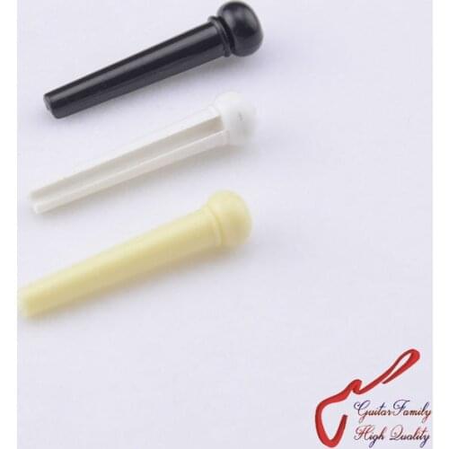1 Set ( 6 Pcs ) Folk Acoustic Guitar Bridge Pins Made Of Acrylonitrile Butadiene Styrene Plastic