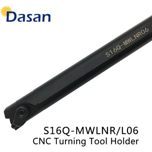 1pcs S16Q-MWLNR06 MWLNL06 CNC Turning Steel Bar M Pressplate CNC Lathe Cutter Bar Clamping Locked Internal Boring Tool
