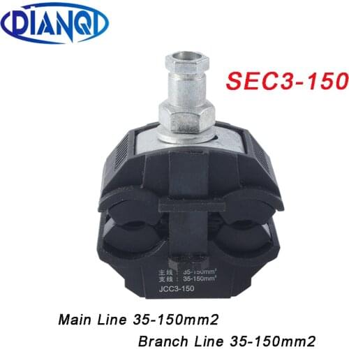 1Pc SEC3-150 JJC6 Insulation Piercing Connector Insulation Connector Cable clamp 1kV Main Line 35-150mm2 , Branch Line 35-150mm2