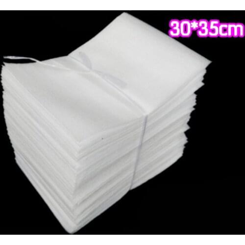 30*35cm (11.81*13.78 inch) 50Pcs Protective EPE Foam Insulation Foam Sheet Cushioning Packaging Pouches Packing Material