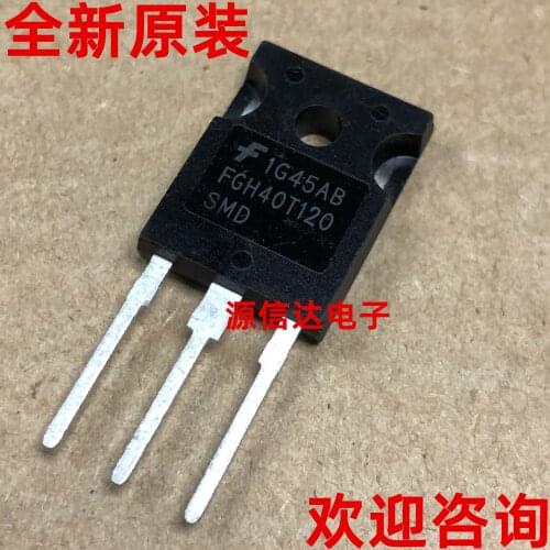 New original FGH40T120SMD 40t120 40A 1200V TO-3P IGBT tube imported from stock