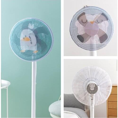 Cute Animal Electric Fan Dust Cover Fan Accessories Fan Guard Home Storage Supplies Round Dustproof Covers Protective Cap