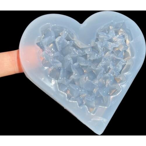 Diamond Love Epoxy Resin Mold Crystal Stone Ornaments Silicone Mould DIY Crafts Soap Jewelry Decoration Casting Mold