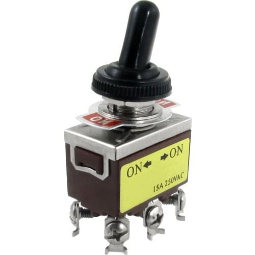 CNIM Hot AC 250V 15A on/on 2 Position DPDT Toggle Switch with Waterproof Boot