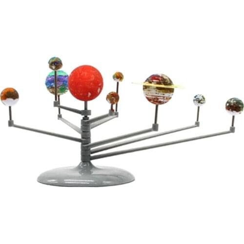 DIY Assembly Solar System Model Decoration Science Early Learning Educational Toys Birthday Gift for Children Toddler Kids