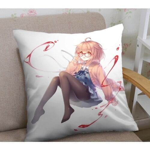 Home Textile Two sided Square Throw Pillow Cover Cases Anime Kyokai no Kanata Dakimakura Cover Halloween christmas gift