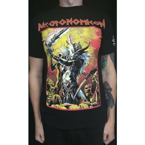 NECRONOMICON Escalation T-SHIRT DESTRUCTION PROTECTOR DARKNESS LIVING DEATH