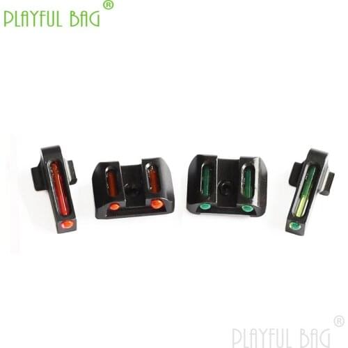 PB Playful bag Outdoor sports fun toy sig 8 front 8 rear for P320 red and green optical fiber aiming DIY CS accessories qd150