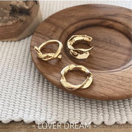 Korean Retro Commuter Ring For Women In Uniform Size Ring Temperament Geometric Fashion Instagram Wind Blogger Ring