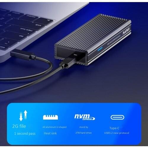MAIWO type-c M.2 Nvme Solid-State Hard Disk Box External Notebook Hard Disk Shell USB3.2 TC Hard Disk Box