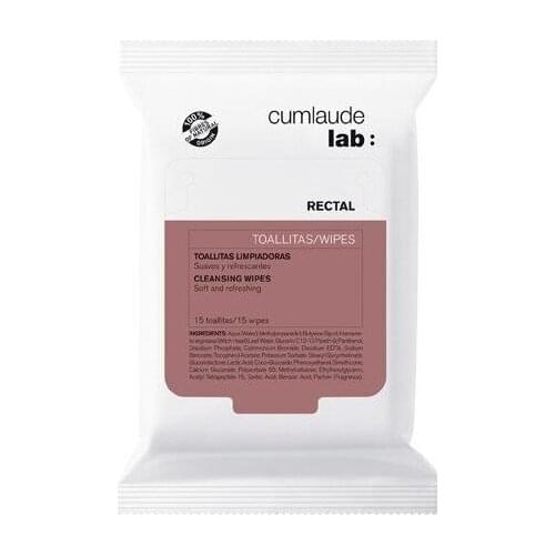 CUMLAUDE LAB: RECTAL 15 TOALLITAS