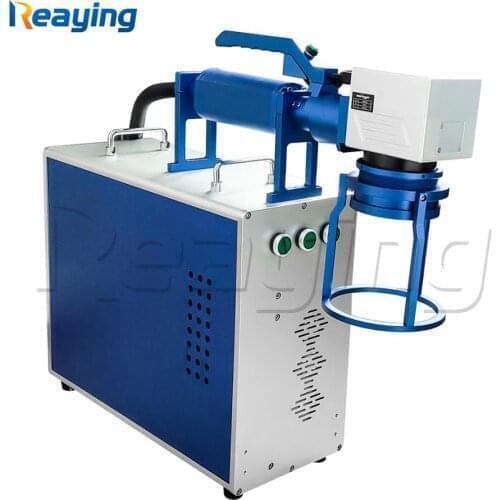 Handheld fiber laser printer mini laser marker aluminium metal serial phone imei number marking machine