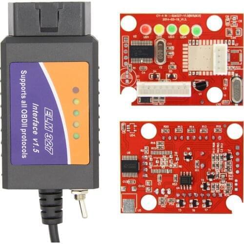 Best ELM327 V1.5 USB Switch PIC18F25K80 Chip HS-CAN / MS-CAN For FORScan elm327 v1.5 For Ford OBD2 Diagnostic Scanner