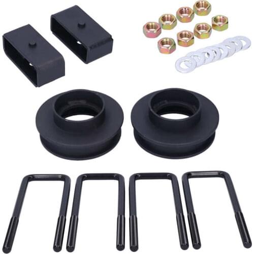 Leveling Kit for Chevy 3in Front 2in Rear Lift Leveling Kit Carbon Steel Spacer Fit for Chevy Silverado Sierra 1500 2WD