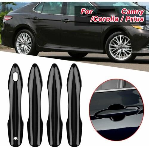 For Toyota Corolla Camry Prius 2018-2020 Door Handle Covers Decoration Trims with Smart Keyholes