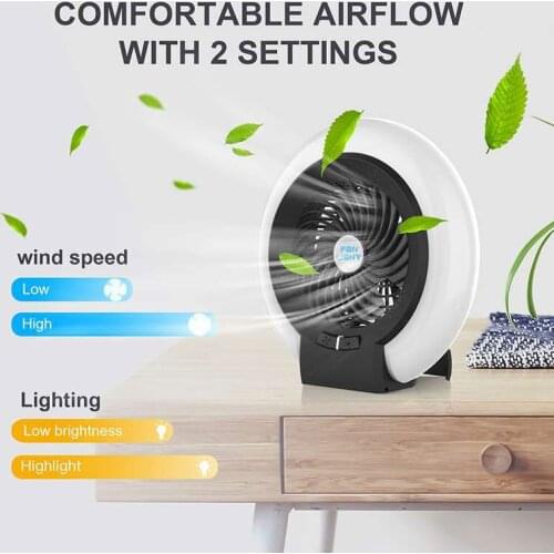 New Portable USB Charging Camping Lamp Adjustable Fan Light Night Light for Outdoor Camping Tent Fishing Office Bedroom