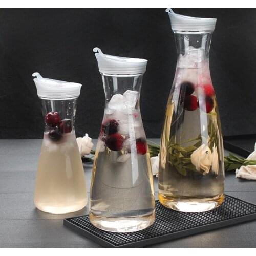 Plastic Juice Cold Teapot Acrylic Pc Restaurant Juice Jug Transparent Bar Tie Pot Heat Resistance Fruit Teapot Fall Resistance