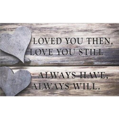 Full Square/Round Drill 5D DIY Diamond Painting "love You Text" 3D Diamond RhinestoneEmbroidery Cross Stitch Home Decor