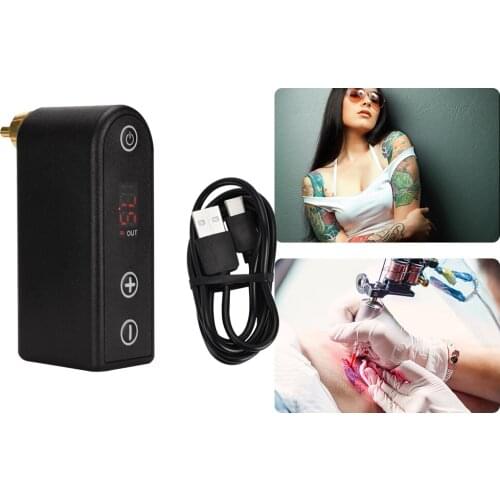 Complete Tattoo Machine Kit Set Wireless Tattoo Power Supply RCA Connector Tattoo Pen Equipment Tattoo Machine