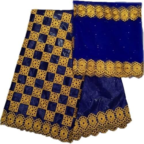 Bazin riche Textiles 2021 nouveau tissus africain jacquard brocade fabrics dress sewing material embroidered tulle lace headtie