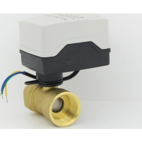 AC220V DN20 mini motorized ball valve Waterproof electric ball valve ball valve with electric actuator