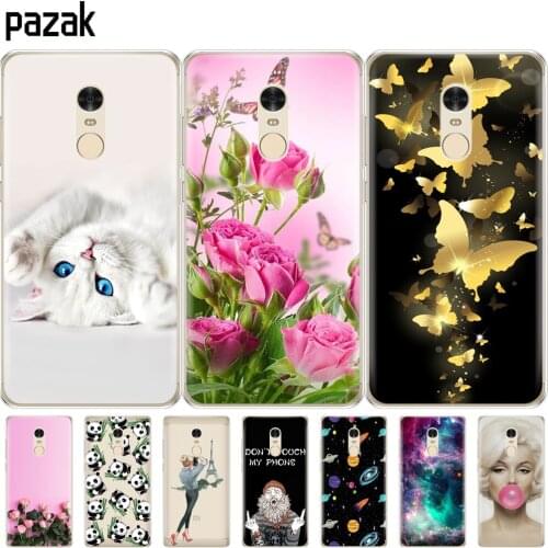 Silicon Case For Xiaomi Redmi Note 4/note 4 pro soft tpu Cover for Redmi Note 4X/note 4x pro Phone case global version painting