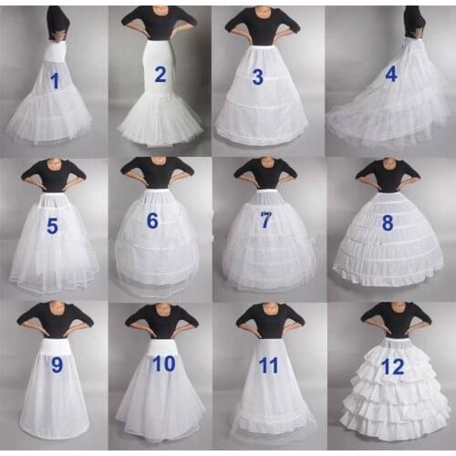 Wedding Petticoat Crinoline Slip Underskirt Bridal Dress Hoop Vintage Slips