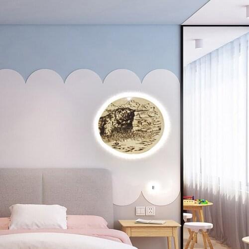 LED balcony study ceiling lamp bedroom cloakroom wall lamp hotel restaurant modern art lighting