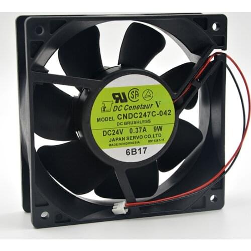 Japanese seiko FOR servo cndc247c-042 DC24V 0.37a 9W 12038M inverter axial flow cooling fan