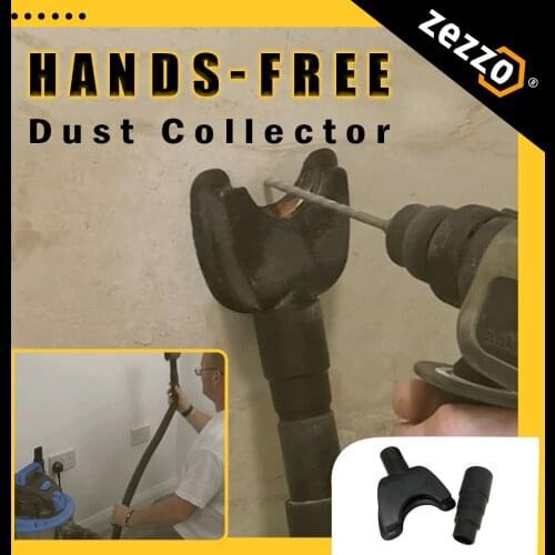 Zezzo® Hands-Free Dust Collector Guard Kit Universial Electric Drill Dust Woodworking Protective Cover Tool Dropshinpping