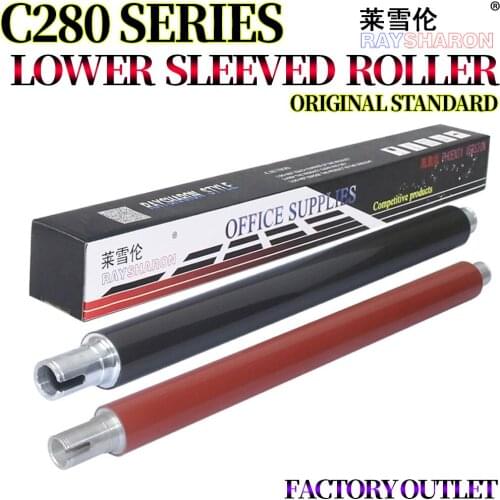 1X Lower Sleeved Roller,Pressure Roller For Use in Konica Minolta BH C280 C360 C7722 C7728 C7736 AD C288 C368 A0EDR72000