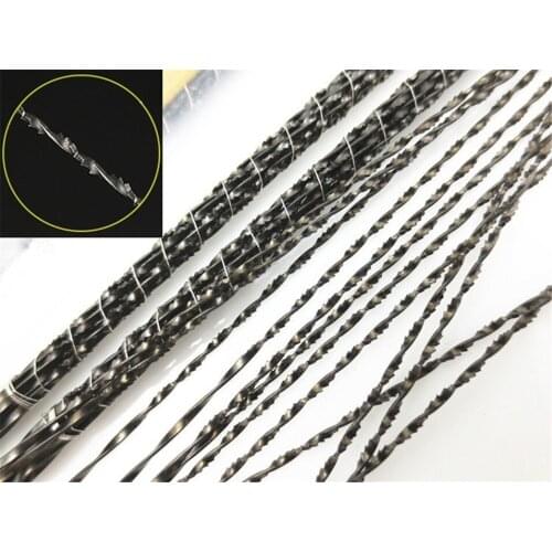 12Pcs 130mm Scroll Saw Blades 5# Jig Saw Blades Spiral Teeth 8 Kinds Wood Saw Blades For Carving 12Pcs With Chuck U Saw blade