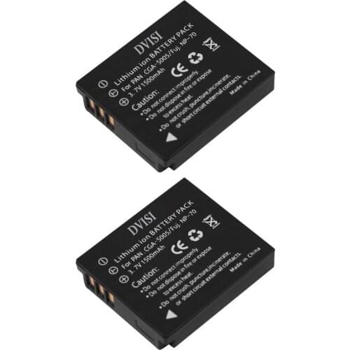 2Pcs/lot 1.5Ah CGA-S005 S005 BCC12 CGA-S005E DMW-BCC12 Battery for Panasonic Lumix DMC-FX180 DMC-LX1 DMC-LX2 LX3 FS1 FS2 FX01