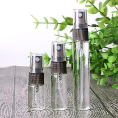 3ml 5ml 10ml Small Clear Empty glass Perfume Spray Bottles, Sample Bottle Perfume Sample Vials F20172256