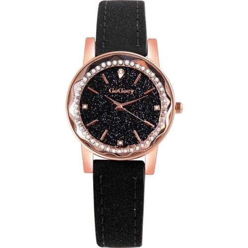Zegarek damski Luxury GoGoey Women Watches Starry Sky Ladies Clock Fashion Diamond Female Quartz Wristwatches relogio feminino