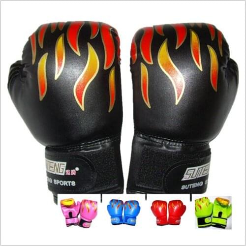 Kids PU Kick Boxing Gloves Punching Mitts Karate Muay Thai MMA Home Equipment Children Toy Gift Primary Training Boxing Gloves